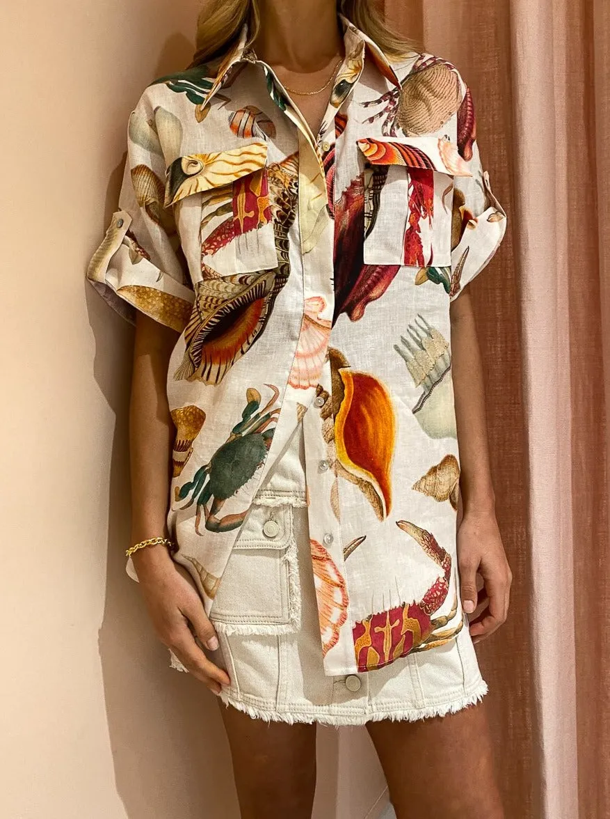 Alemais Atlantis Man Shirt In Multi