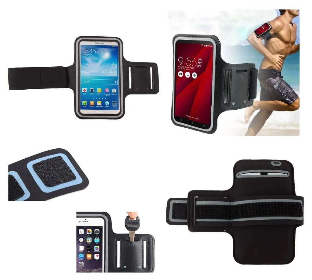 Armband Professional Cover Neoprene Waterproof Wraparound Sport with Buckle for Archos 50 Neon