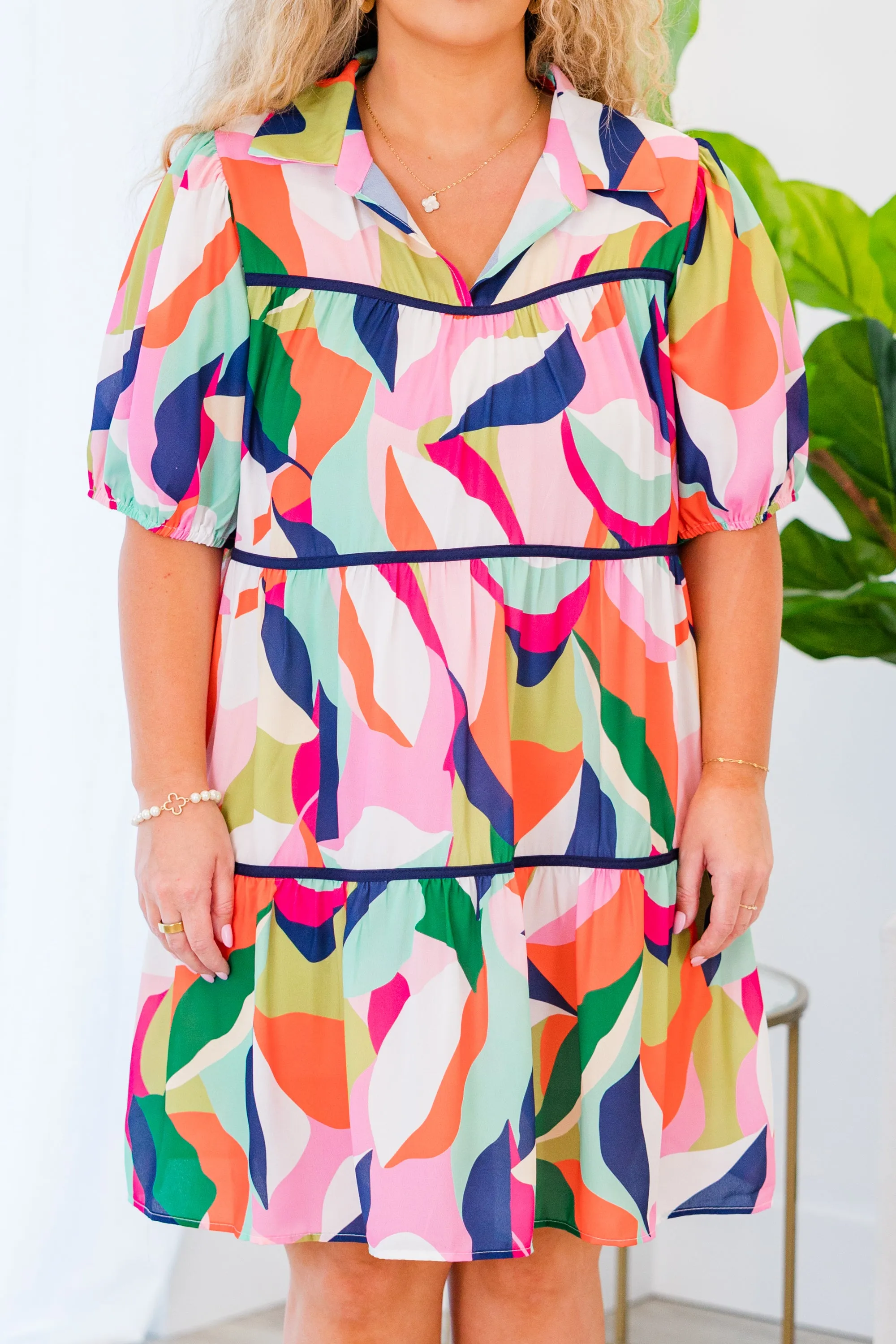 Art Pop Dress, Multi