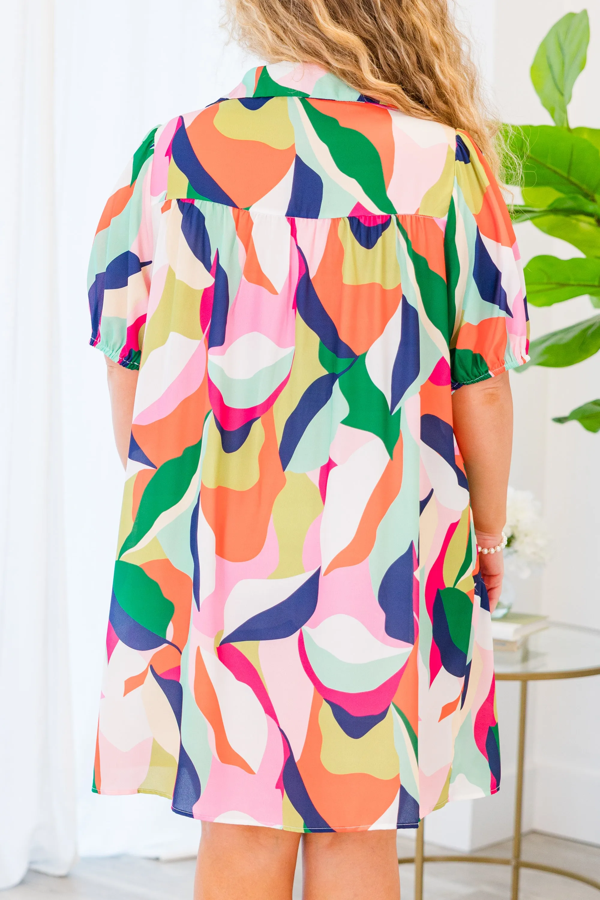 Art Pop Dress, Multi