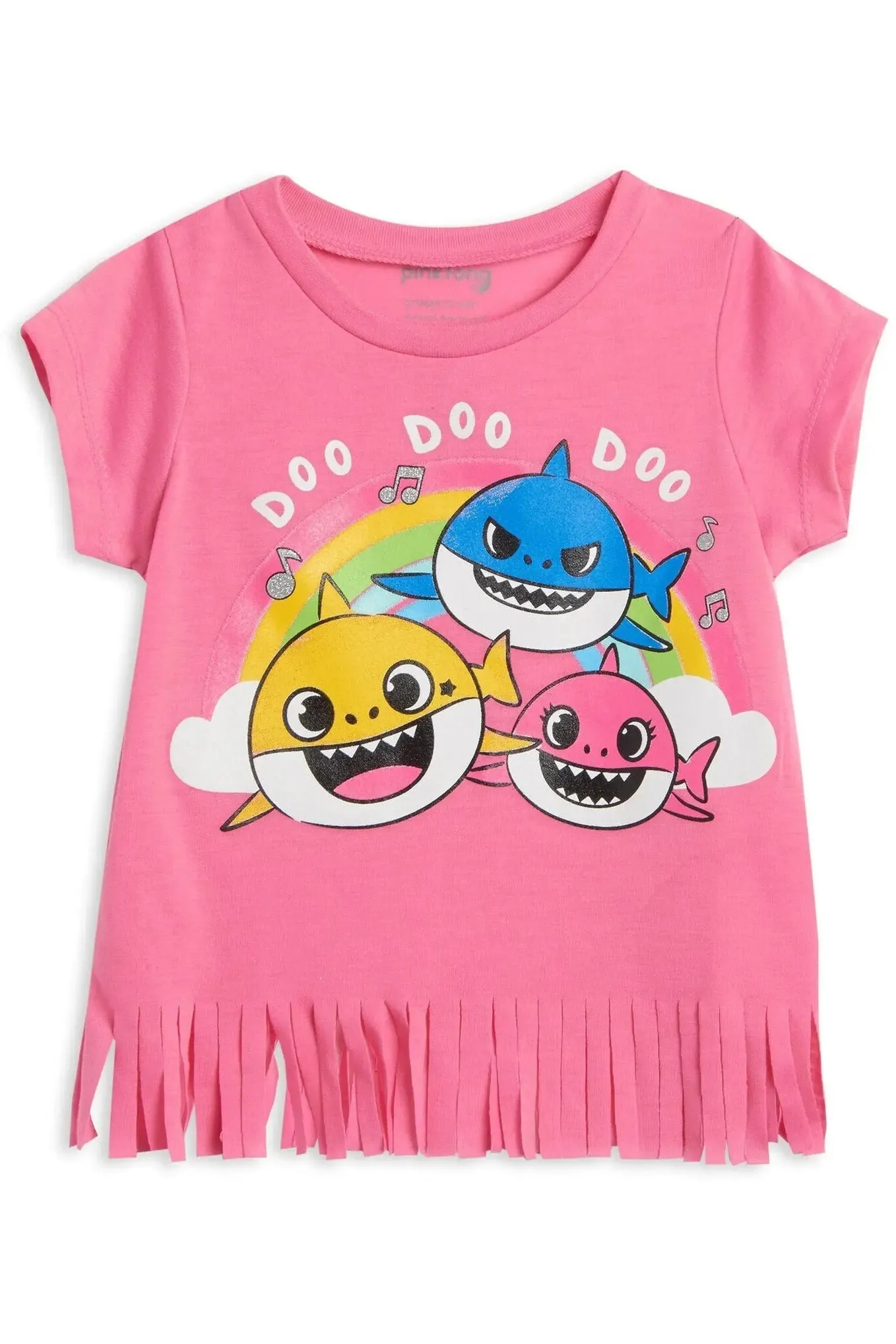 Baby Shark Graphic T-Shirt & Shorts Set
