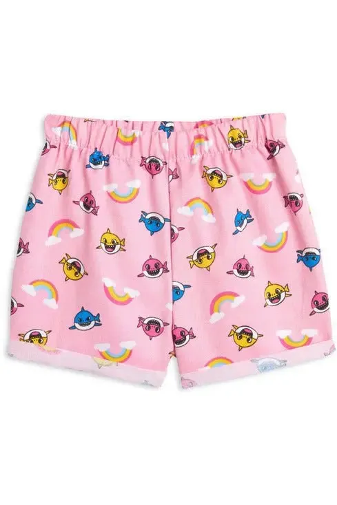 Baby Shark Graphic T-Shirt & Shorts Set