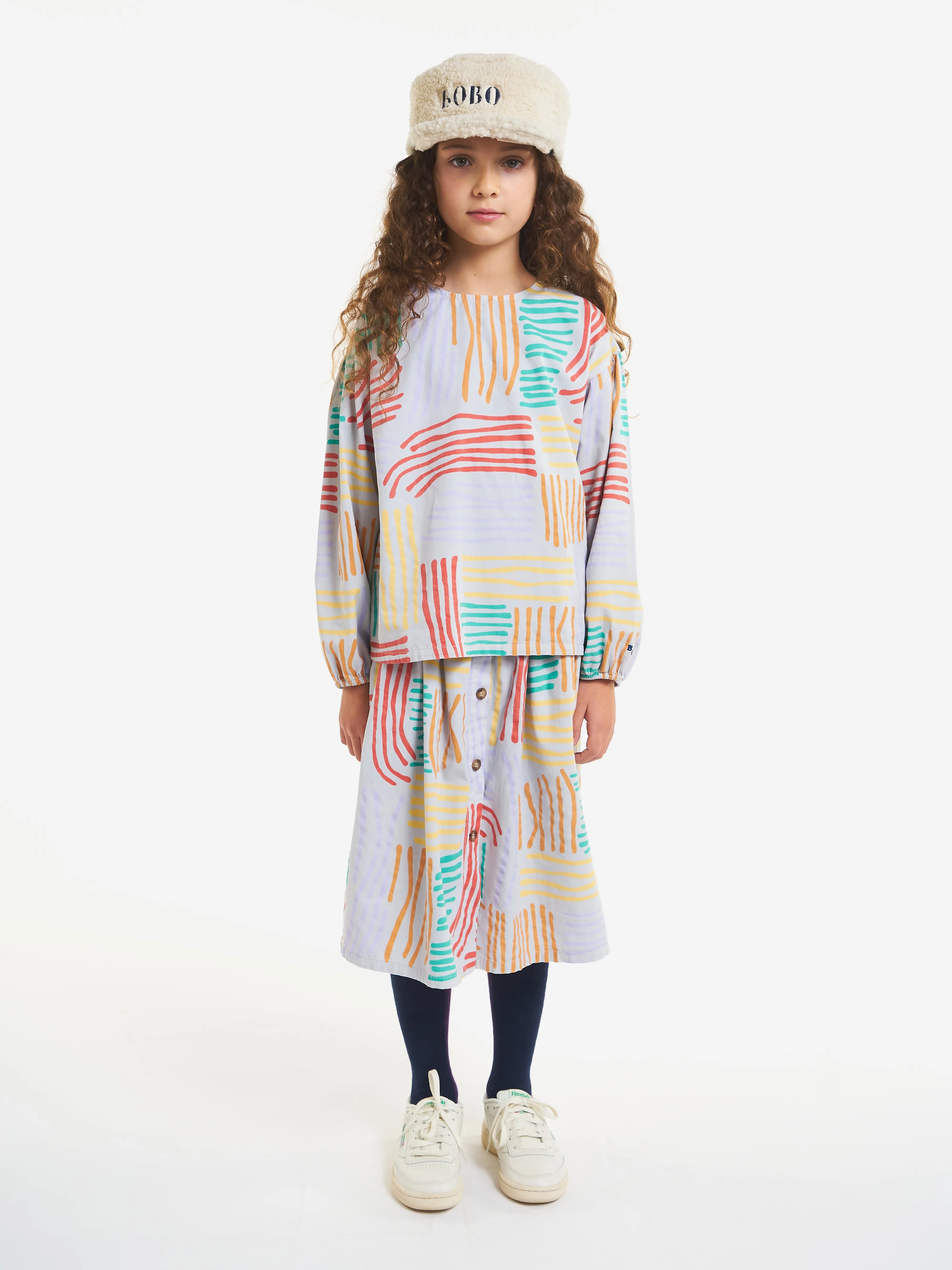 Bobo Choses Crazy Lines AOP LS Shirt