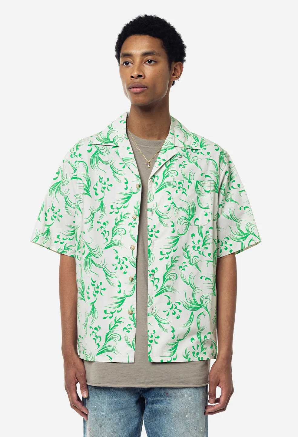 Camp Shirt / Silver Kaze