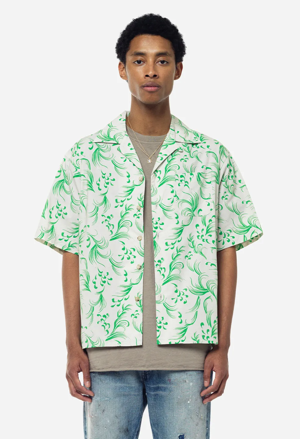 Camp Shirt / Silver Kaze