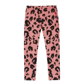 Chill Out Leopard Leggings - Coral