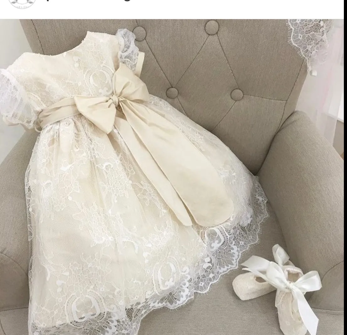 Christening Dress - Irene - various colours available.