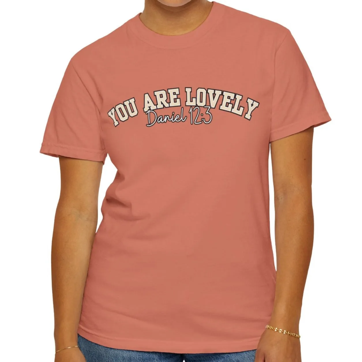 Comfort Colors Women's You Are Lovely: Empowering T-Shirt for Positive Vibes