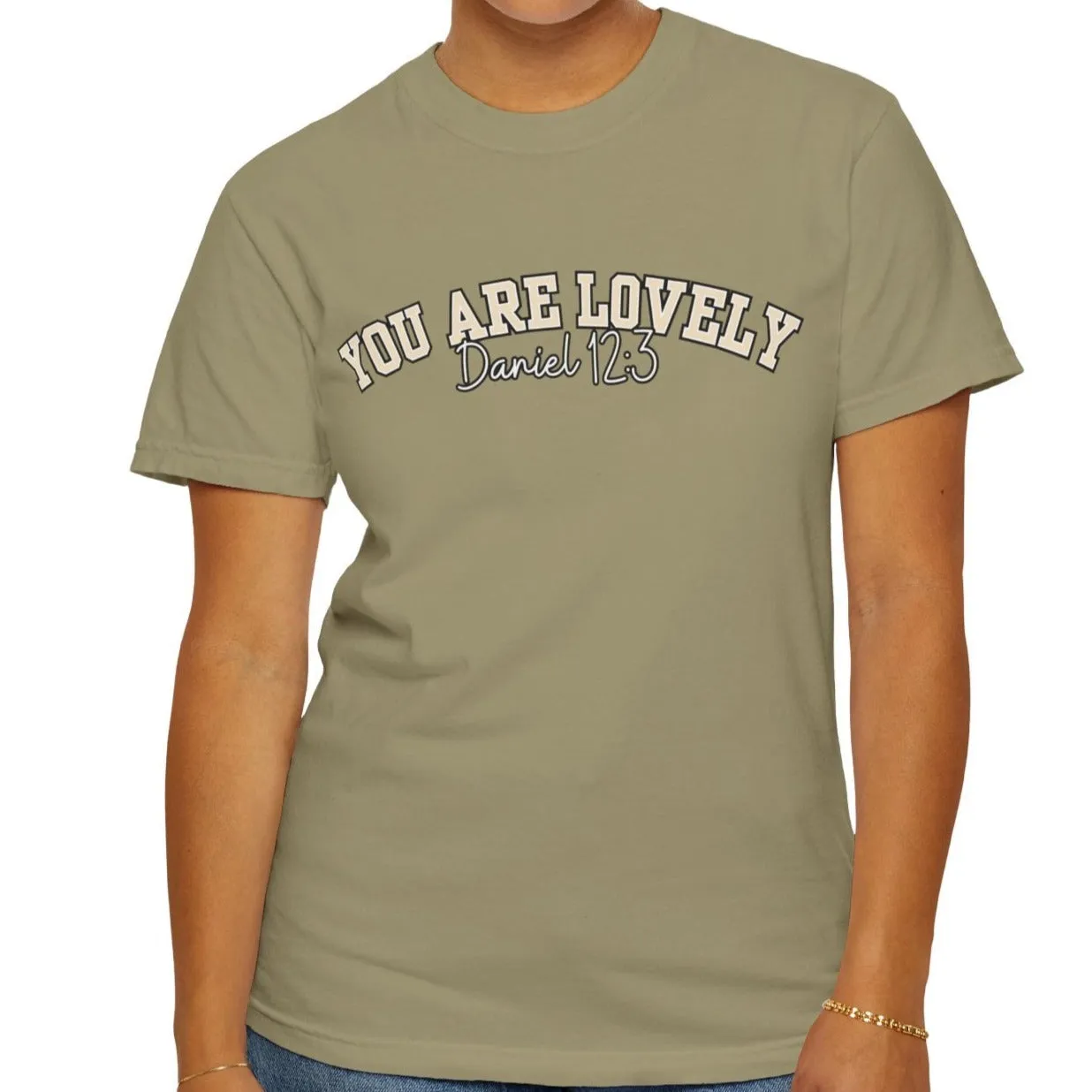 Comfort Colors Women's You Are Lovely: Empowering T-Shirt for Positive Vibes