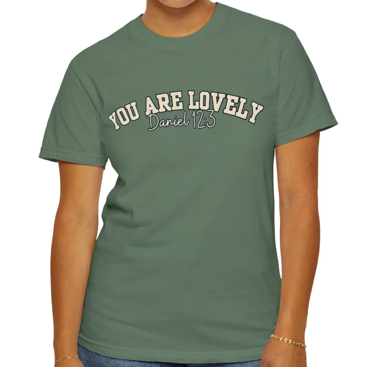 Comfort Colors Women's You Are Lovely: Empowering T-Shirt for Positive Vibes