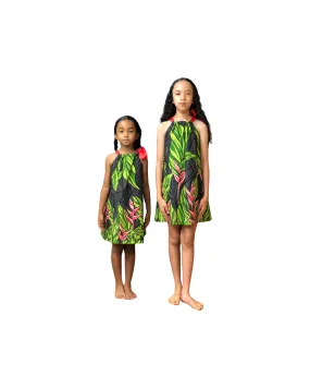 Coradorables GIRLS Black Ginger Signature Ribbon Dress