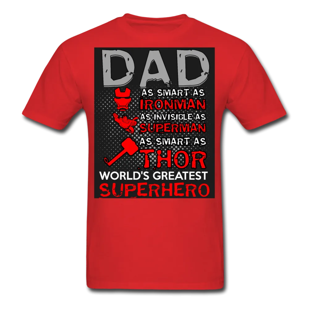 Dad World's Greatest Superhero Men's T-Shirt