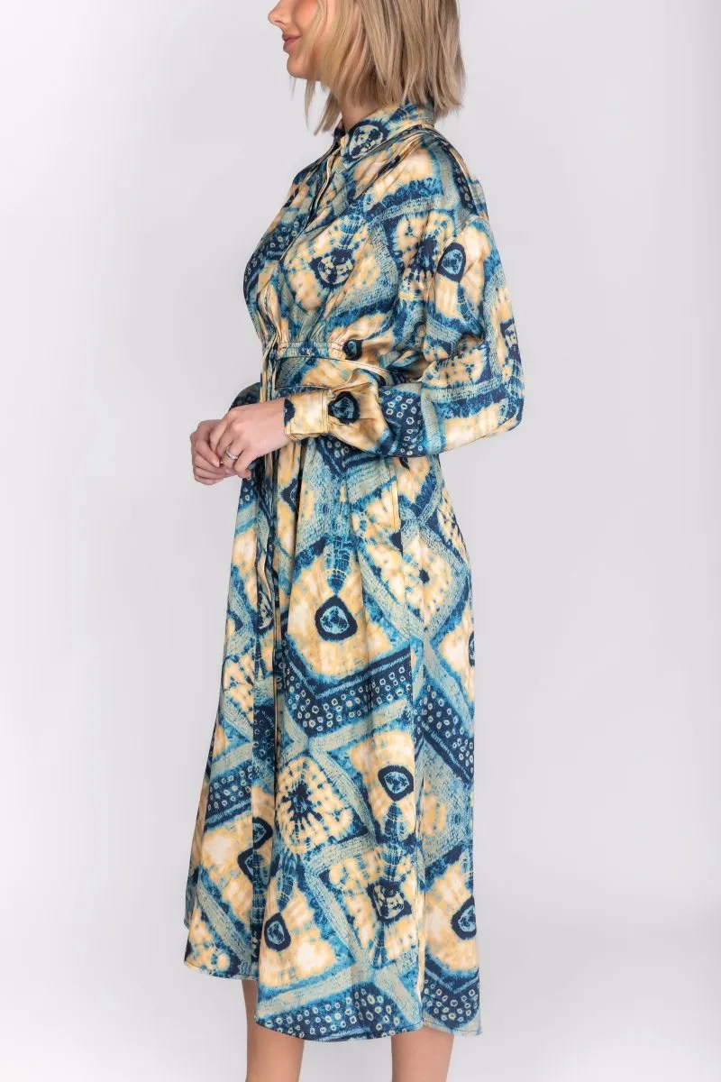 DELILAH DRESS (GREEN/GOLD) 48"