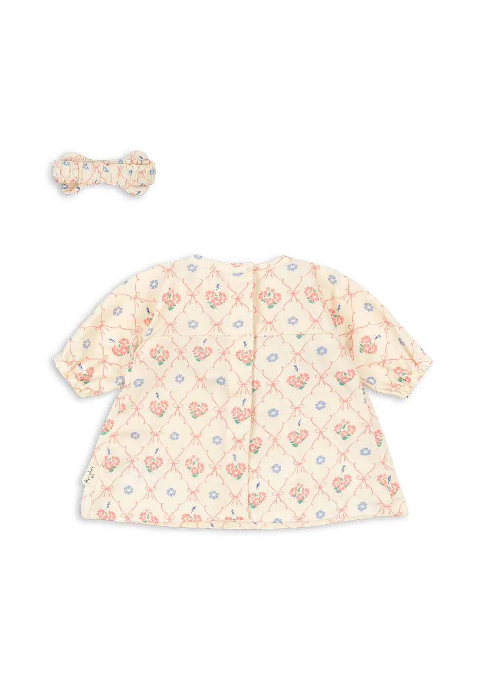Doll Clothes - Dress & Ribbon Set - Fleur Decor