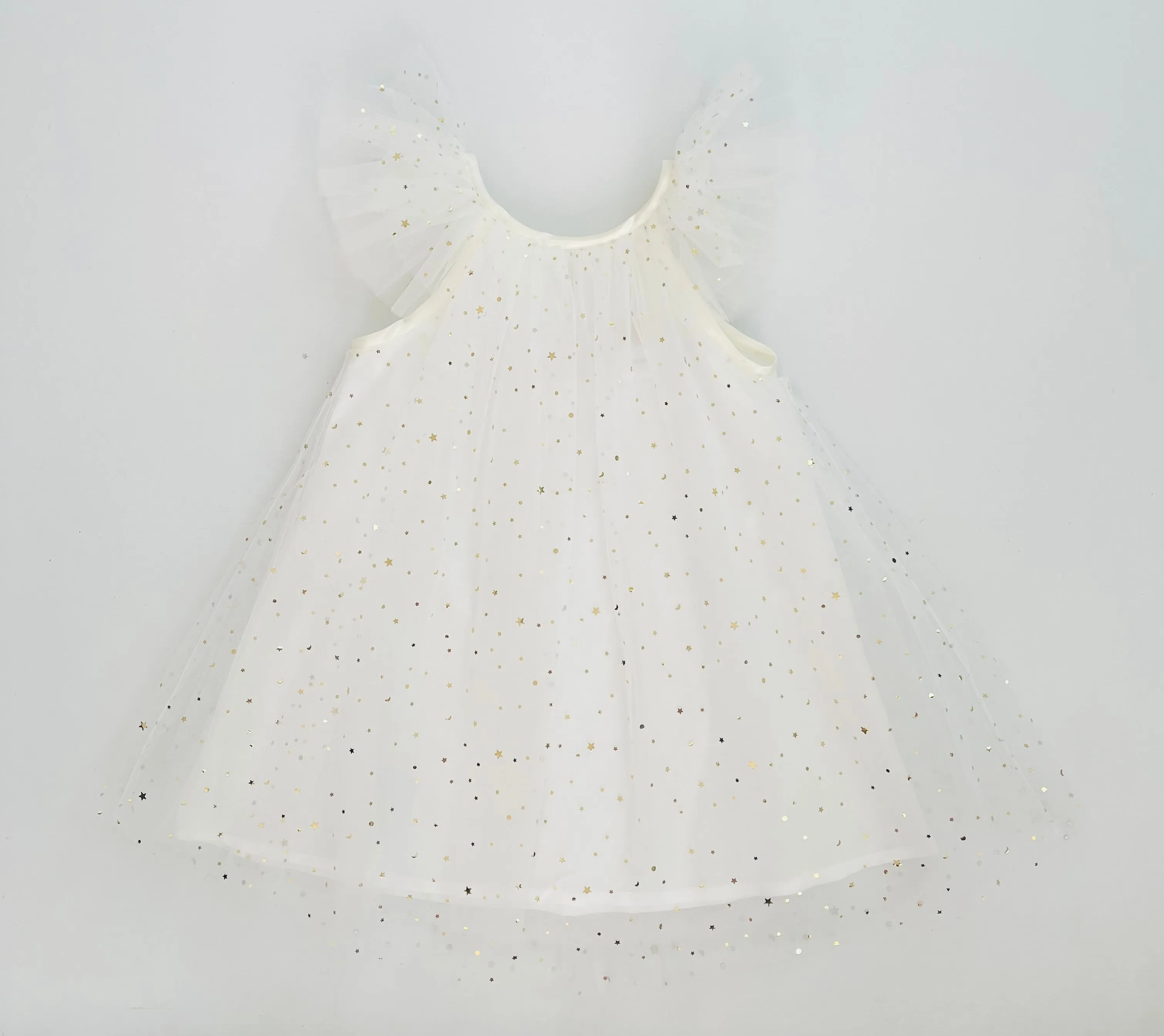 DOLLY® STARS & MOON ⭐️ 🌙 TULLE FAIRY DRESS white