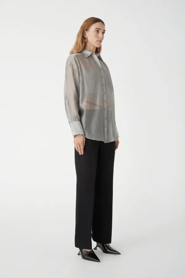 Edward Shirt Silver Metal