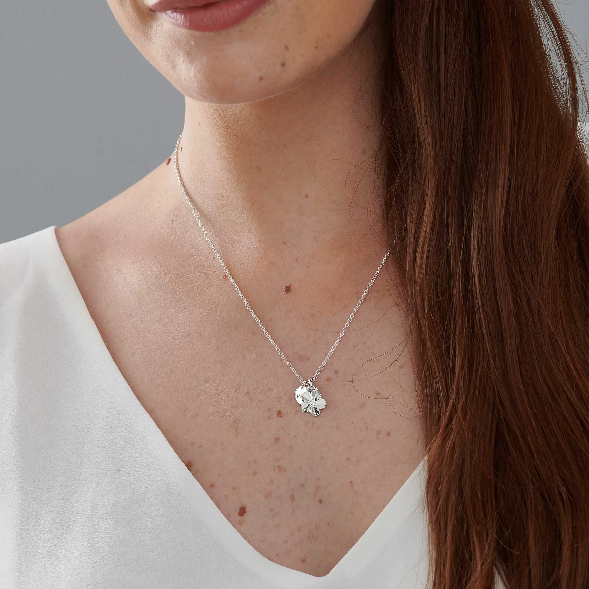 Everlasting Memory Personalised Silver Necklace