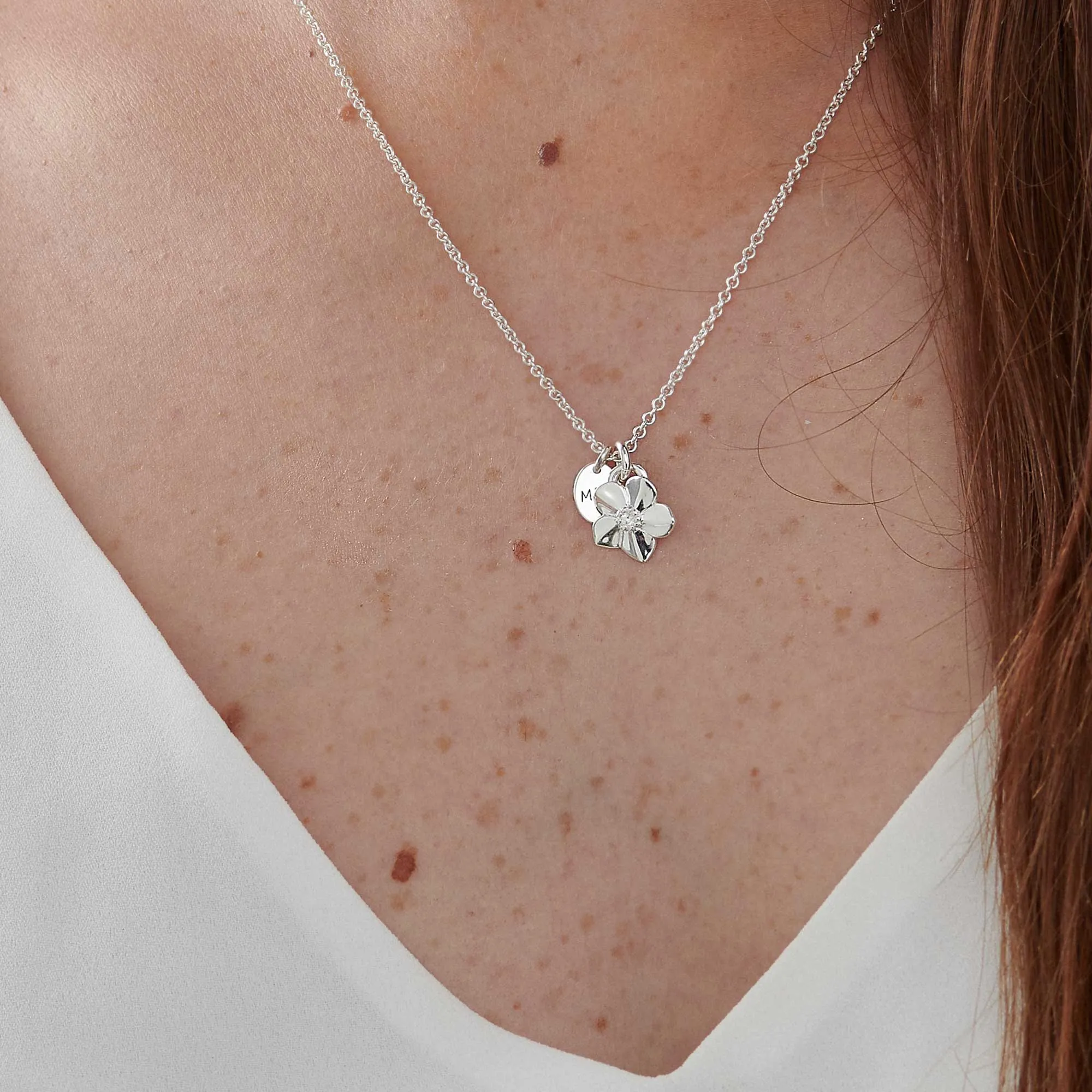 Everlasting Memory Personalised Silver Necklace
