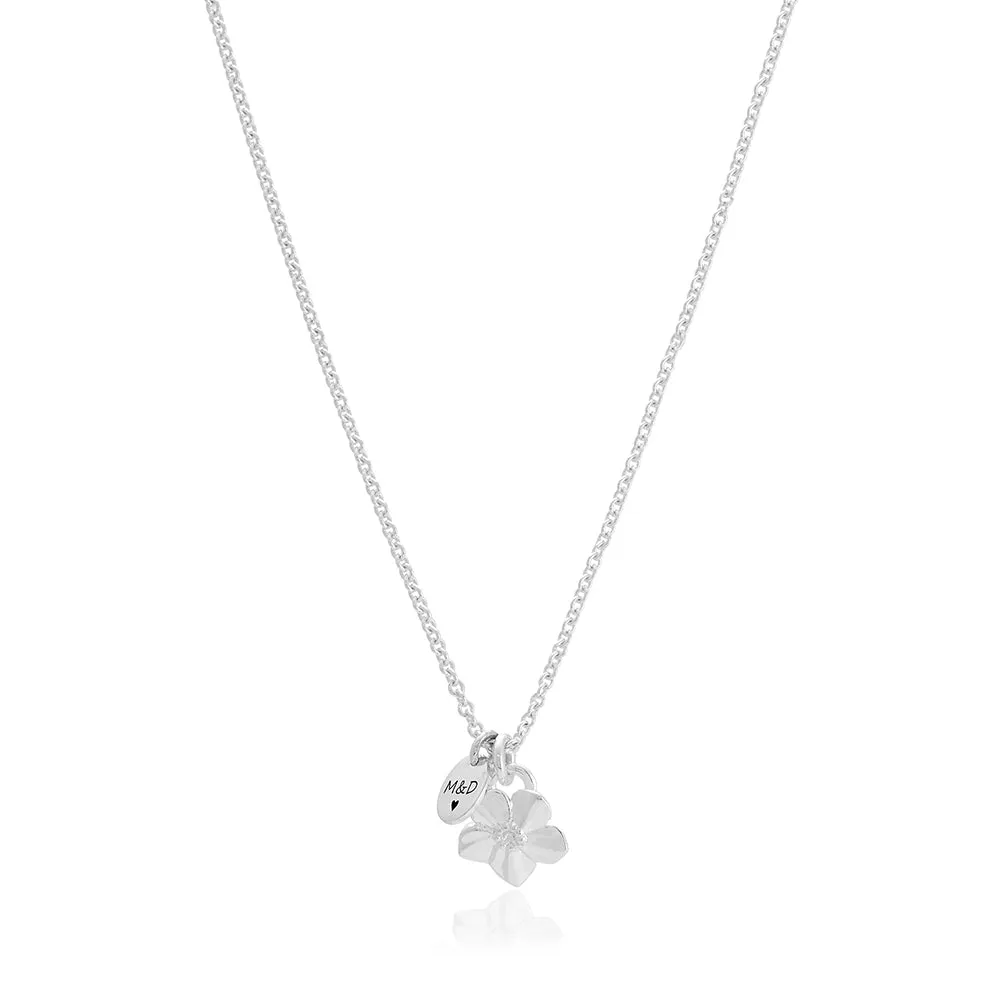 Everlasting Memory Personalised Silver Necklace