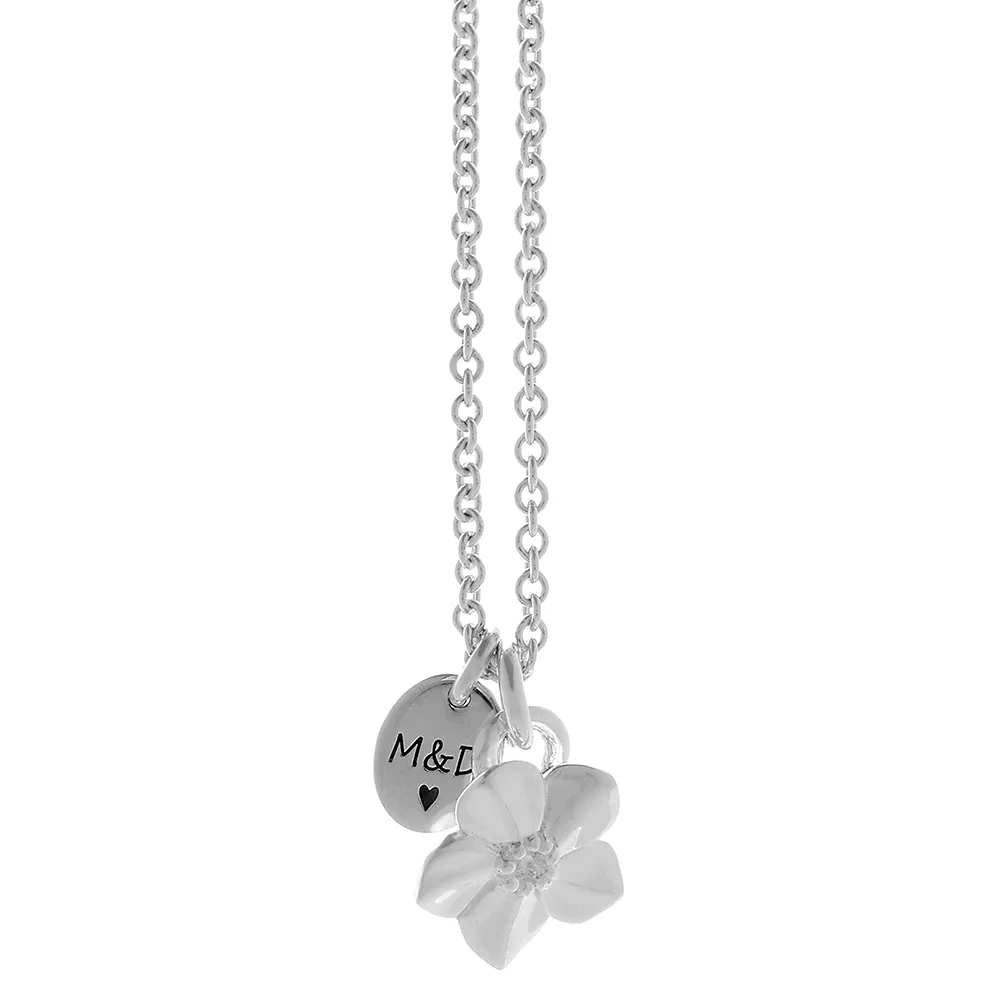 Everlasting Memory Personalised Silver Necklace
