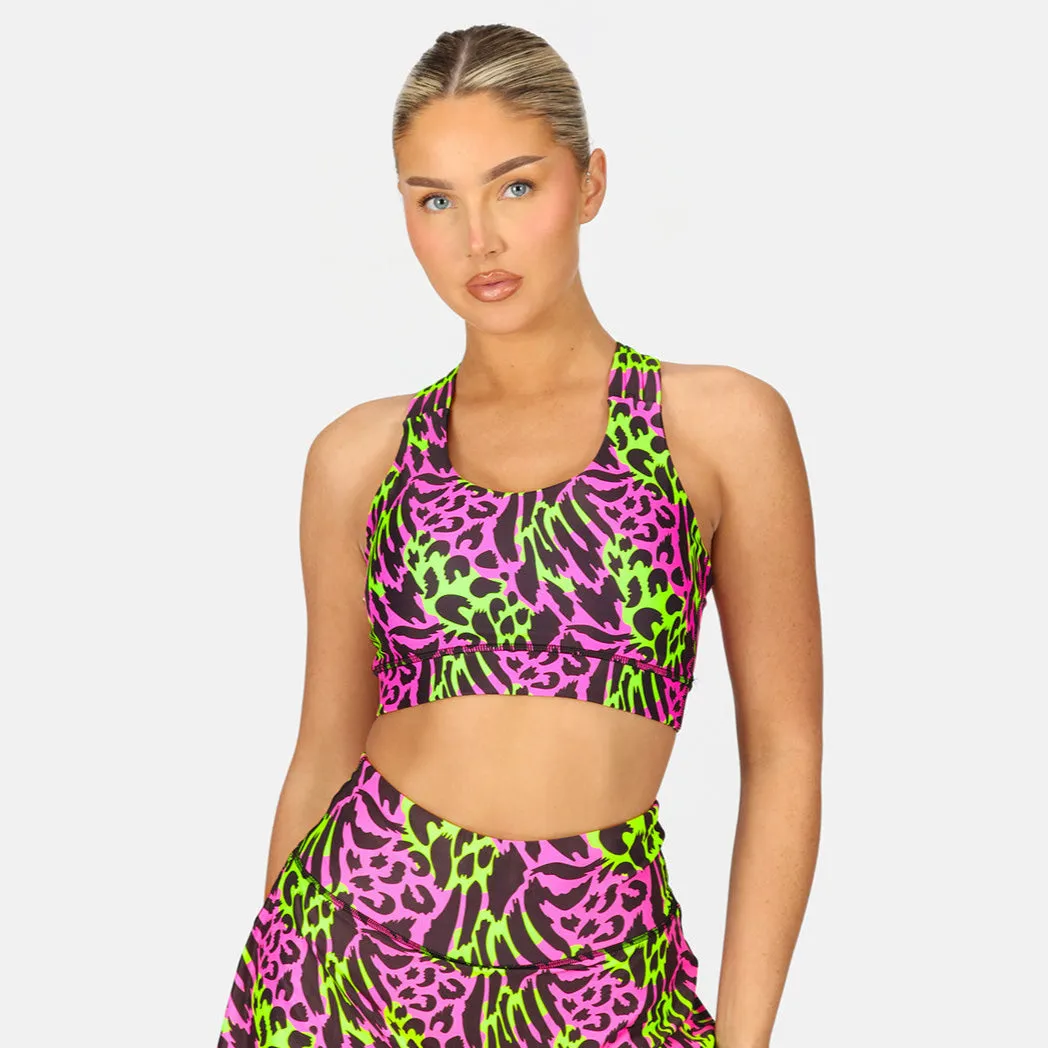 Feline Fusion Cross Back Bra