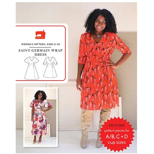 Garment Kit - Saint-Germain Wrap Dress / Batik Rayon