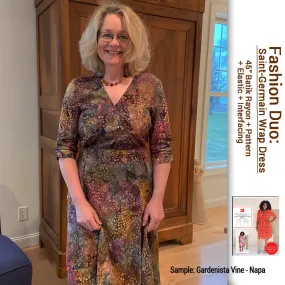 Garment Kit - Saint-Germain Wrap Dress / Batik Rayon