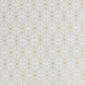 Gift Wrap Sheets - Jewel in White Gold (Pack of 25 sheets)