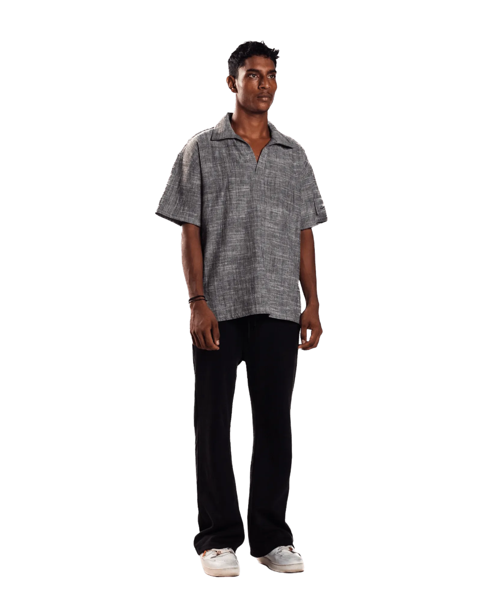 GREY KHADDAR POLO