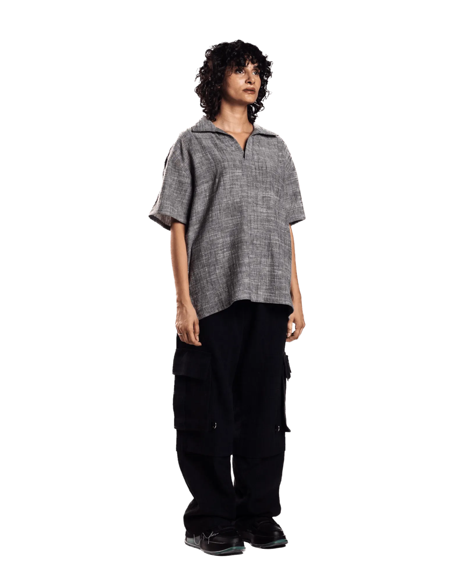 GREY KHADDAR POLO