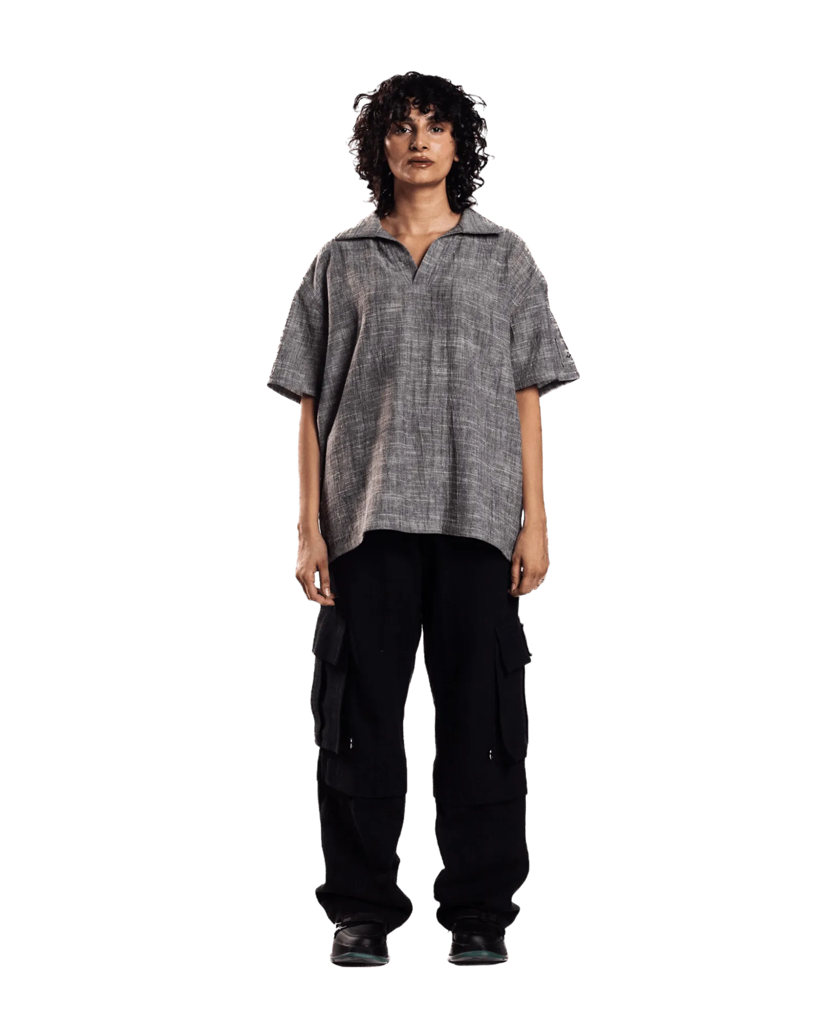 GREY KHADDAR POLO