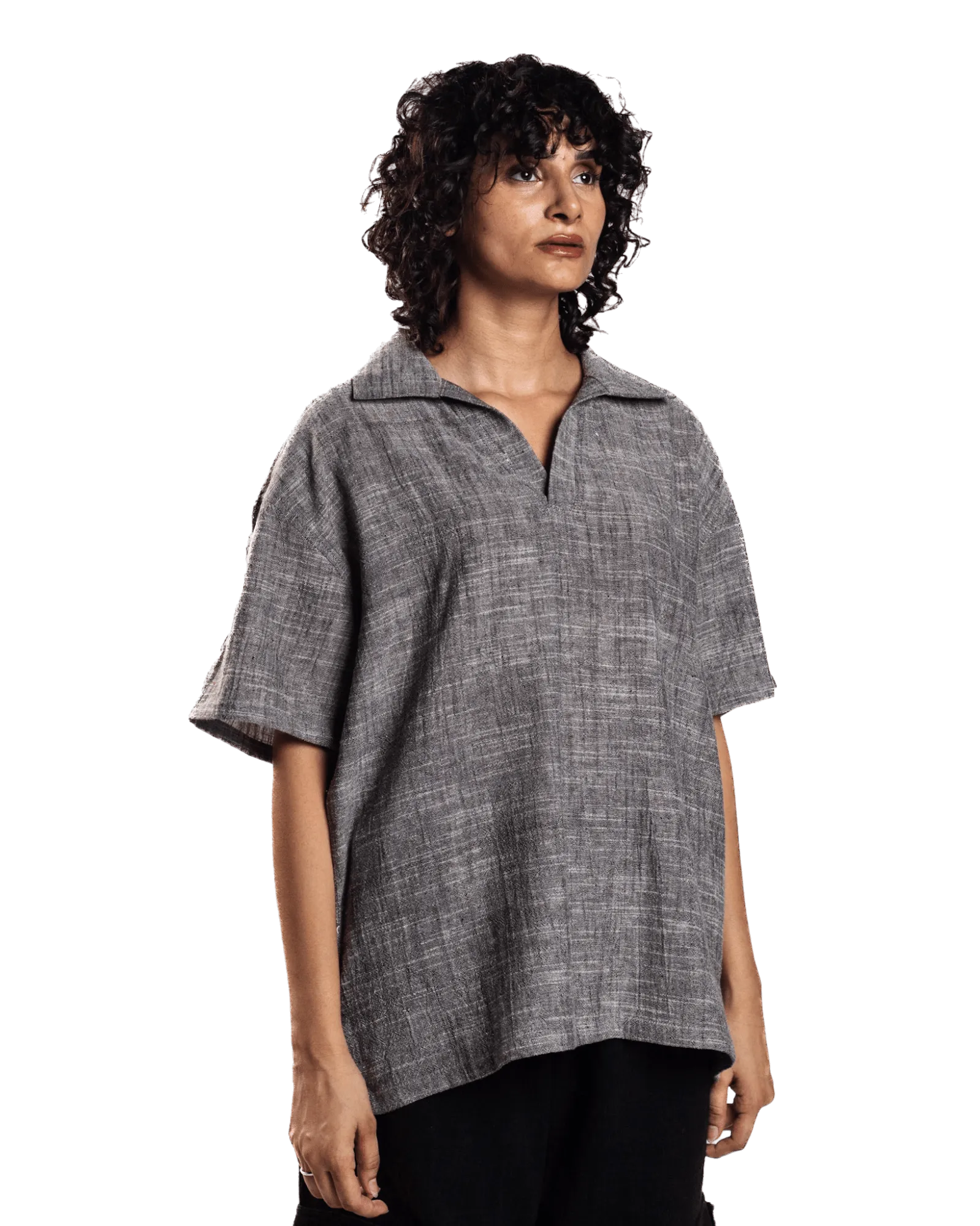 GREY KHADDAR POLO