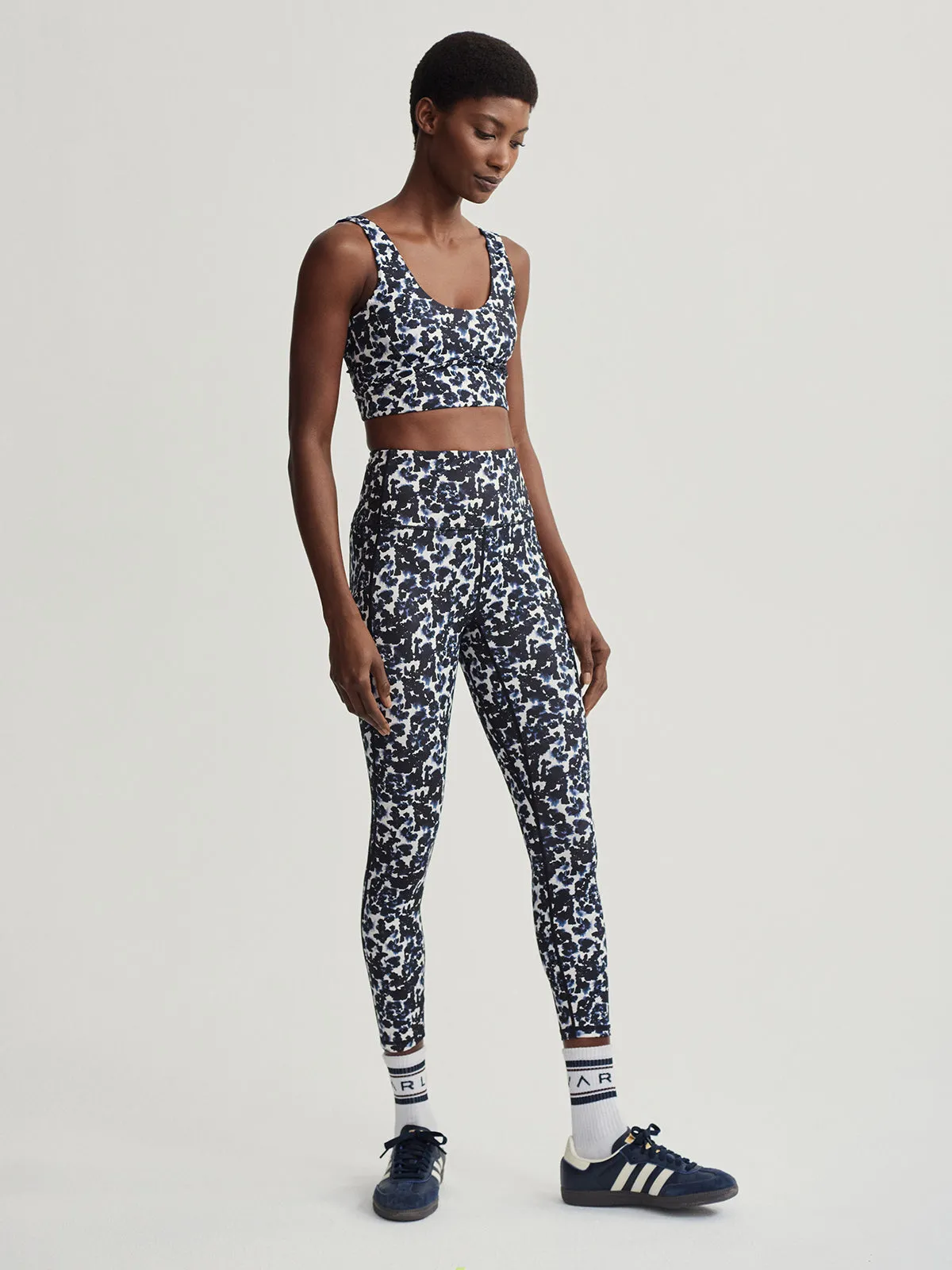 Ink Block Floral Form High 25" Leggings