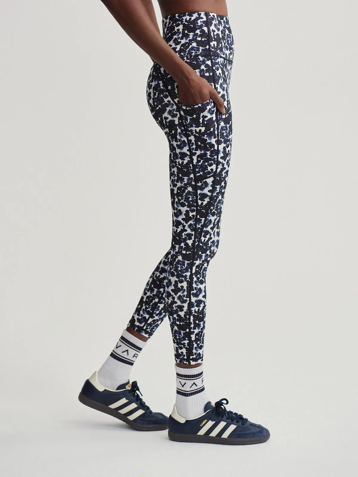 Ink Block Floral Form High 25" Leggings