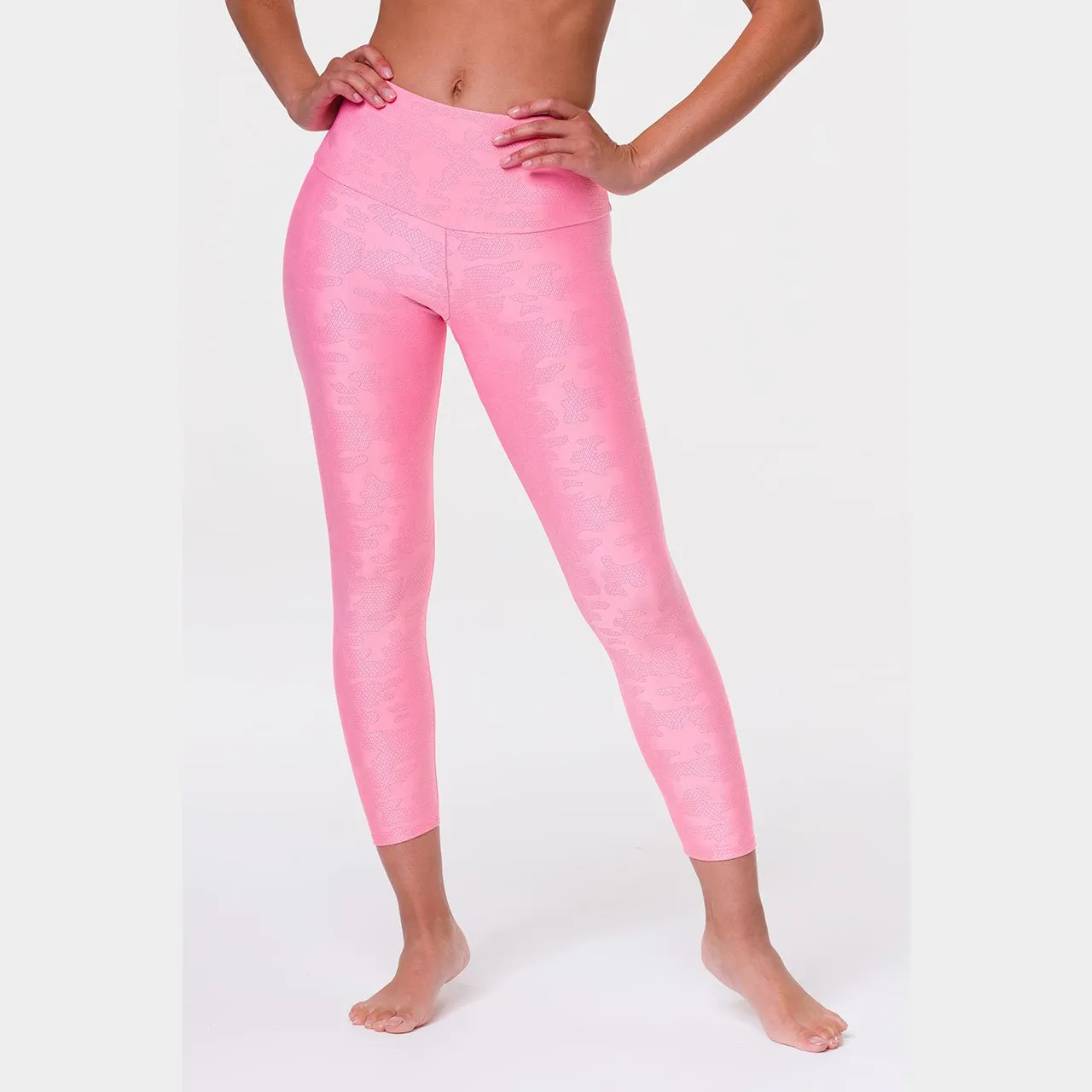 Jacquard Midi Legging - Paloma Camo