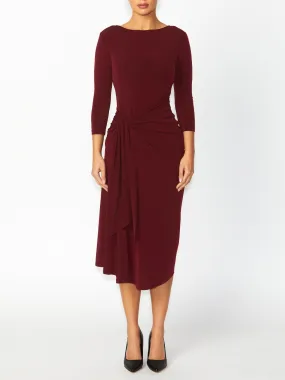 Loren Beet Jersey Dress