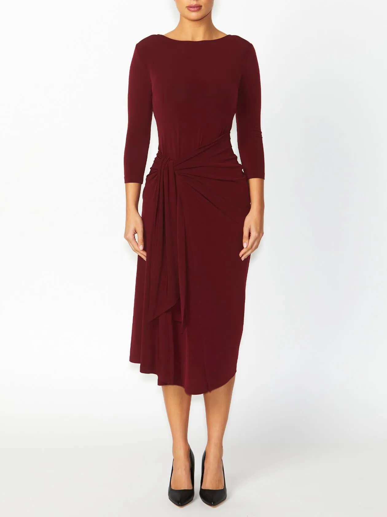 Loren Beet Jersey Dress