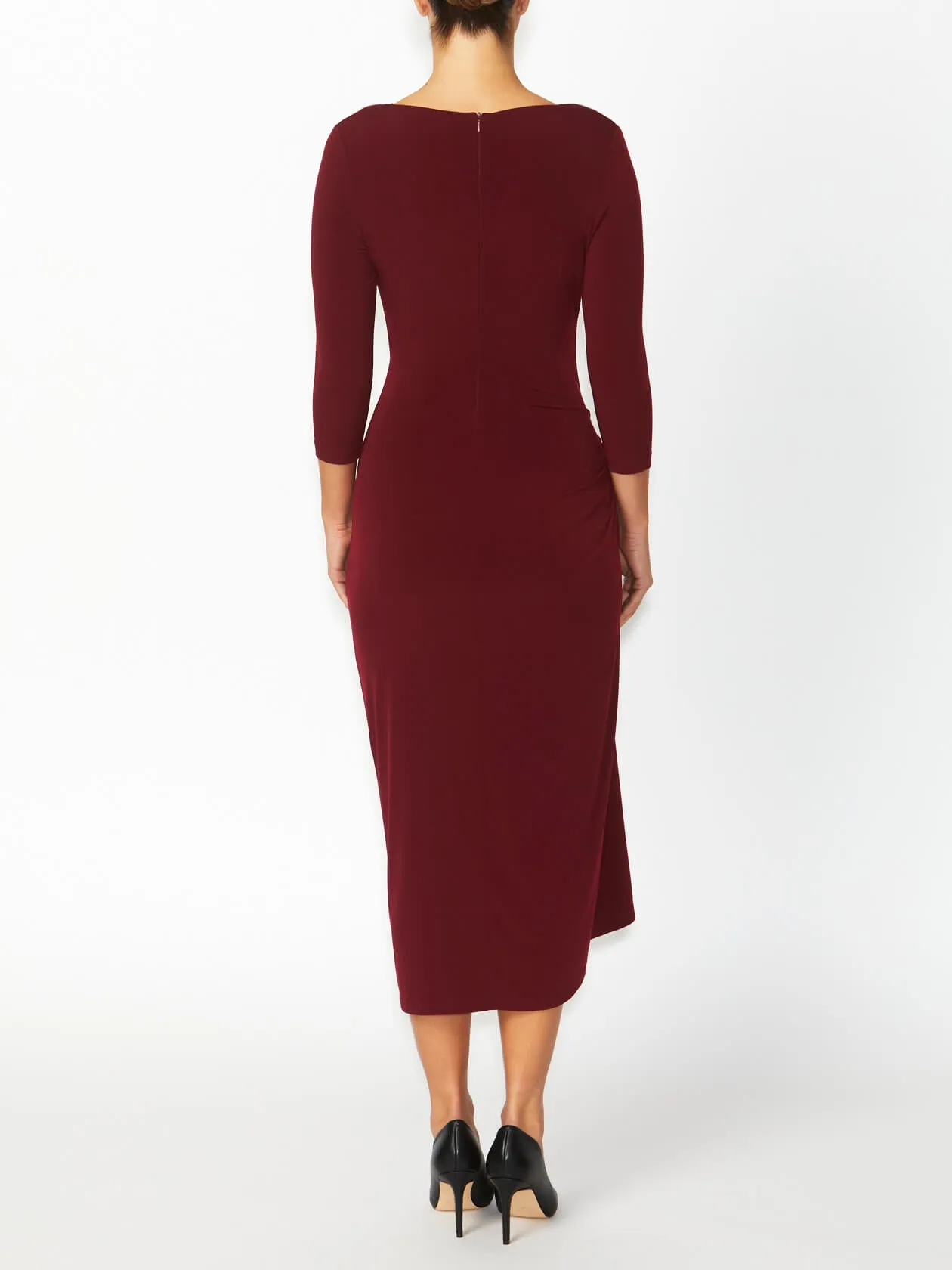 Loren Beet Jersey Dress
