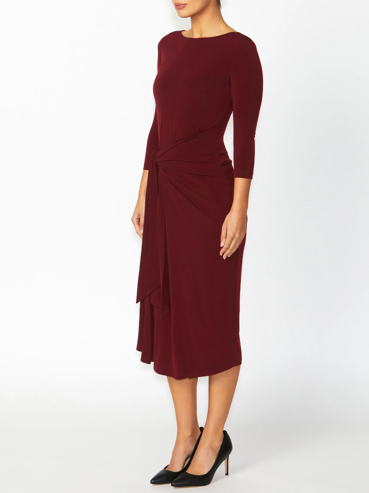 Loren Beet Jersey Dress
