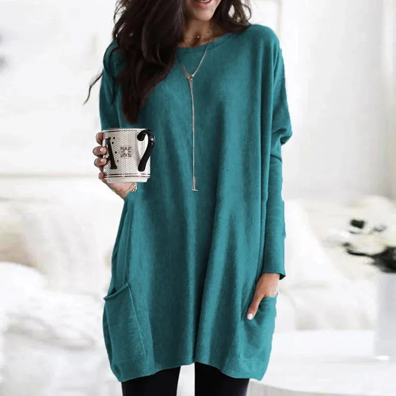 Milea |  Long-sleeved Tunic with Pockets