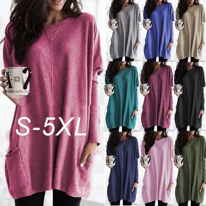 Milea |  Long-sleeved Tunic with Pockets