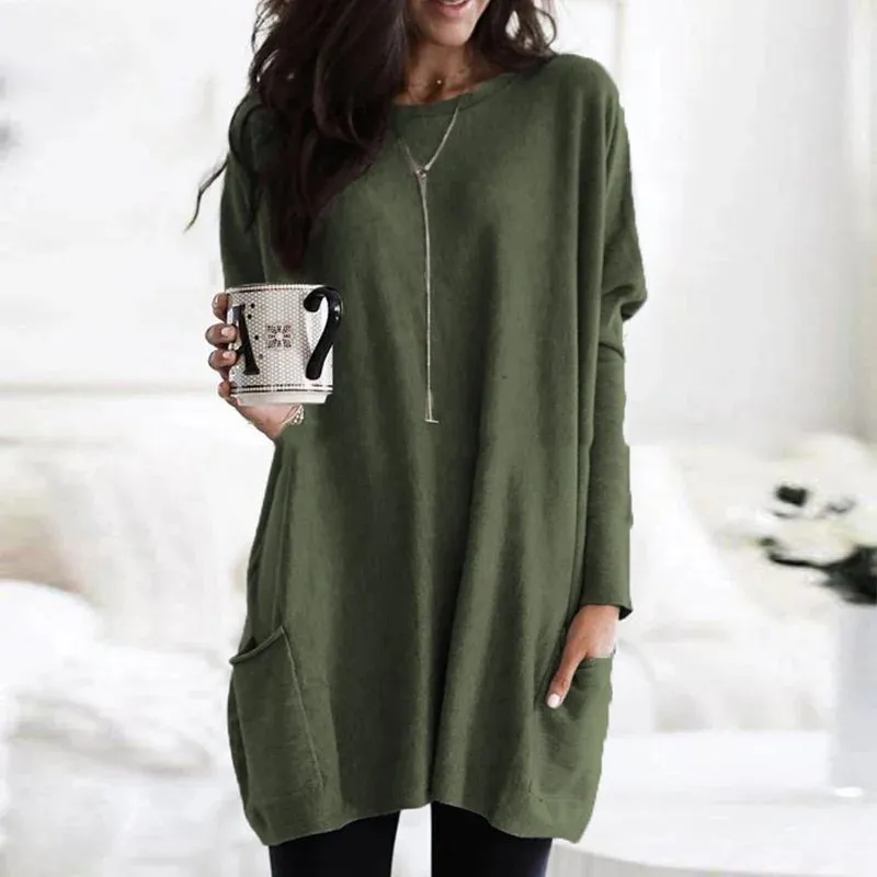 Milea |  Long-sleeved Tunic with Pockets