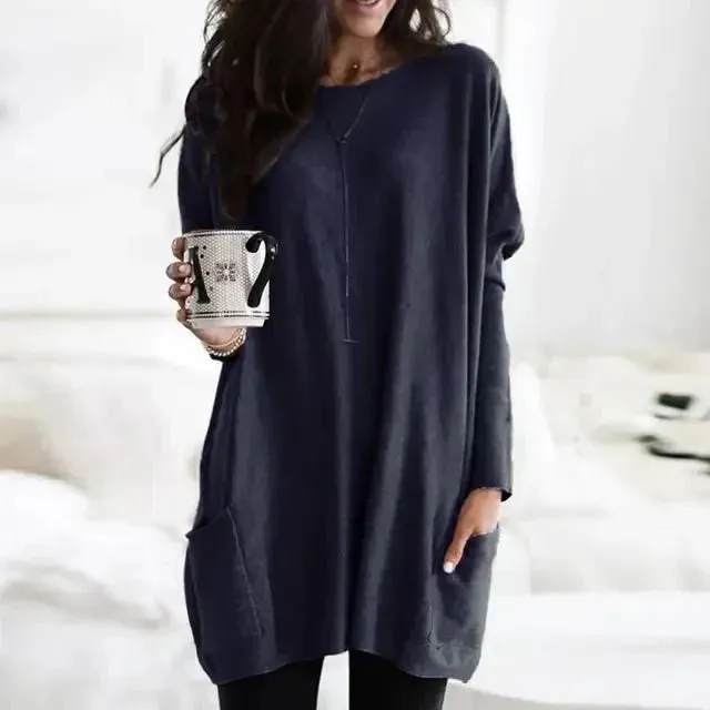Milea |  Long-sleeved Tunic with Pockets