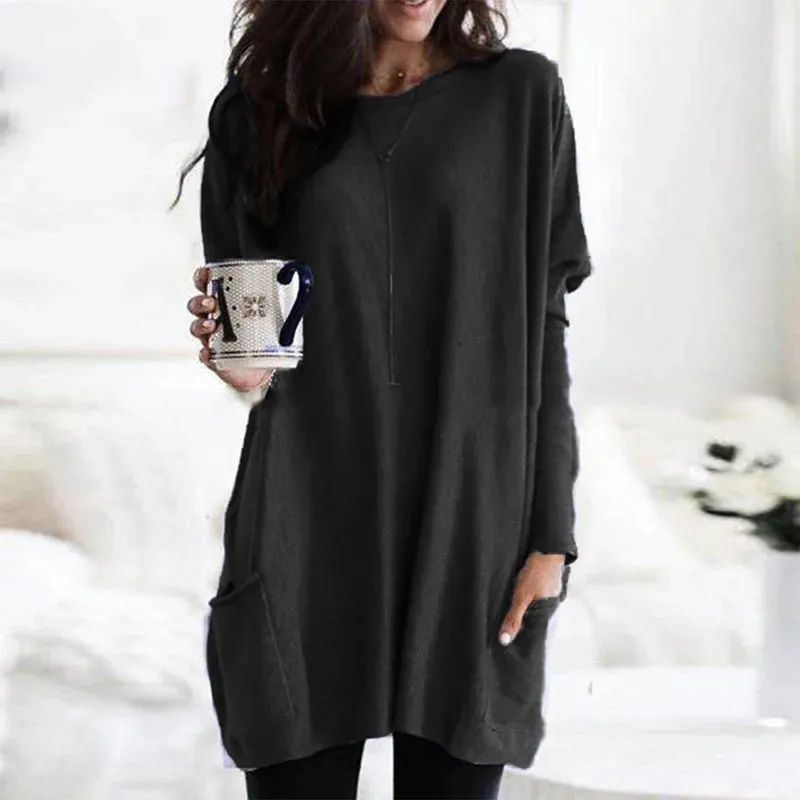 Milea |  Long-sleeved Tunic with Pockets