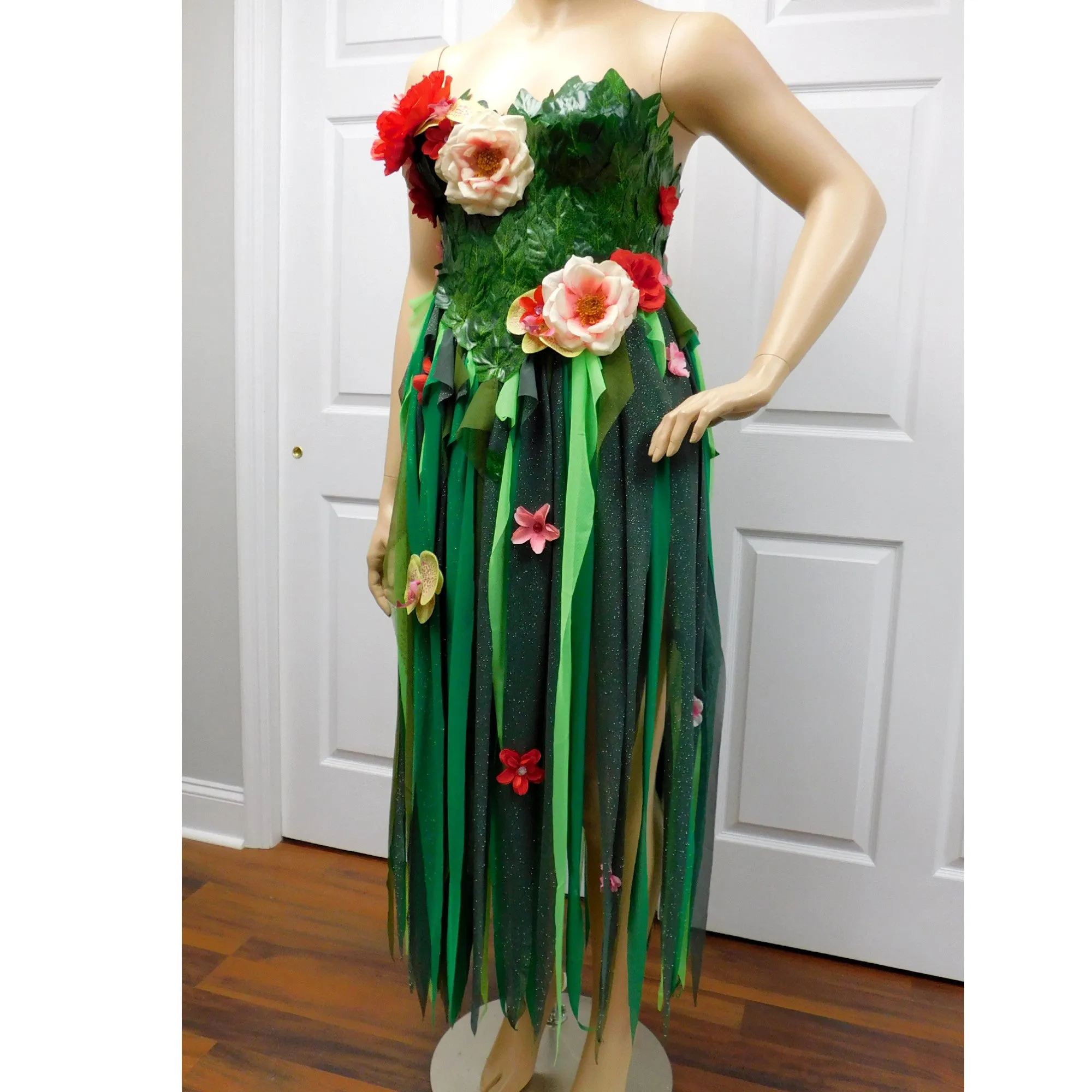 Mother Nature Te Fiti Inspired Costume Corset Dress Cosplay Halloween