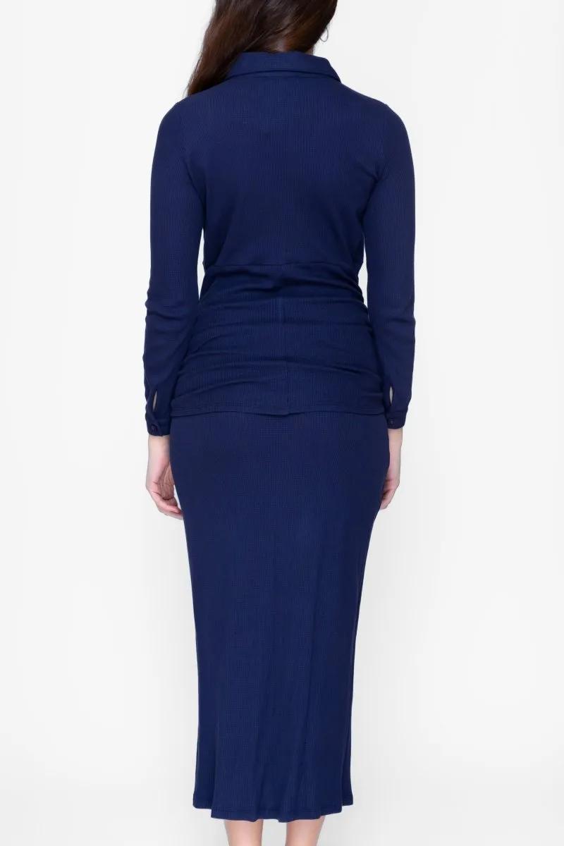 NAOMI DRESS (NAVY)