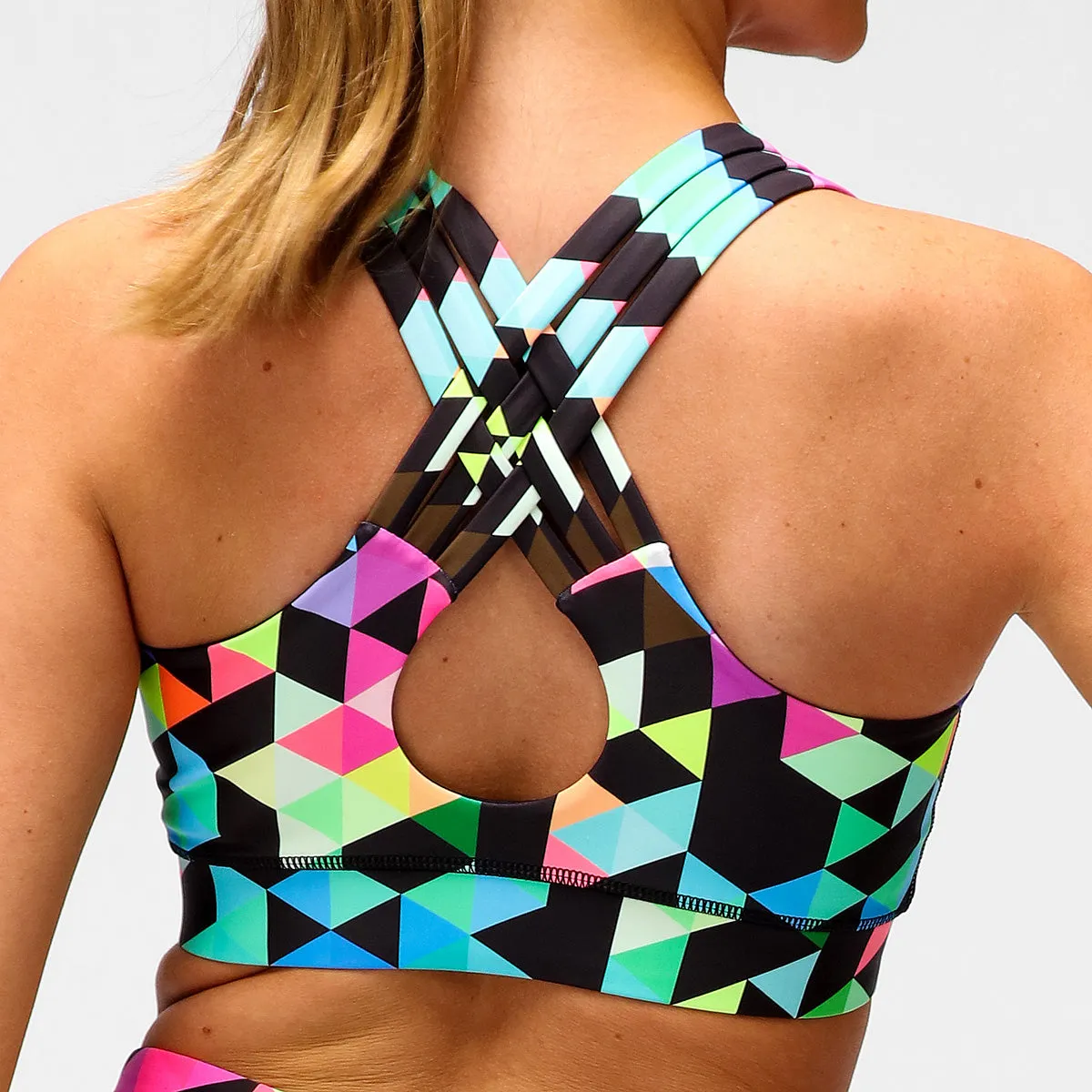 Neo Geo Cross Back Bra