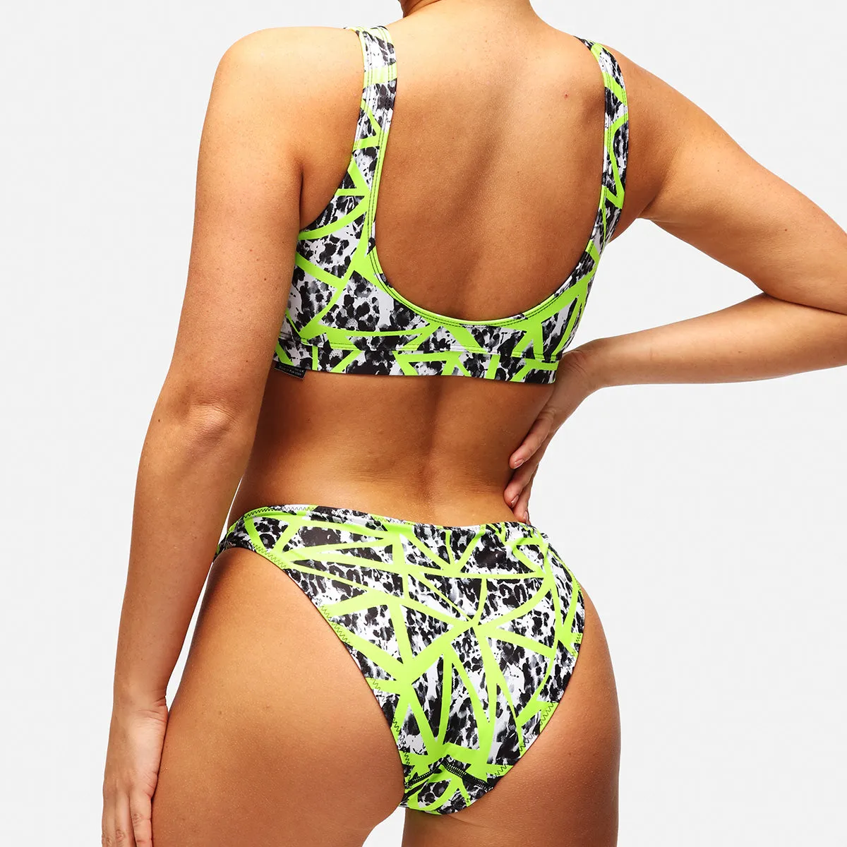 Neon Web Tikini Bottoms
