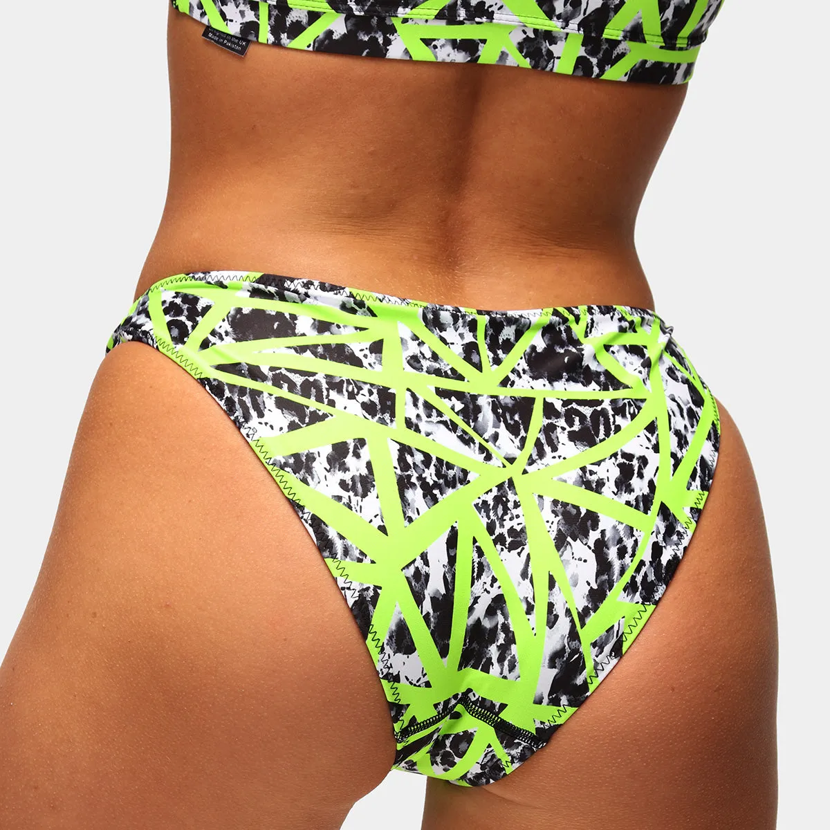 Neon Web Tikini Bottoms