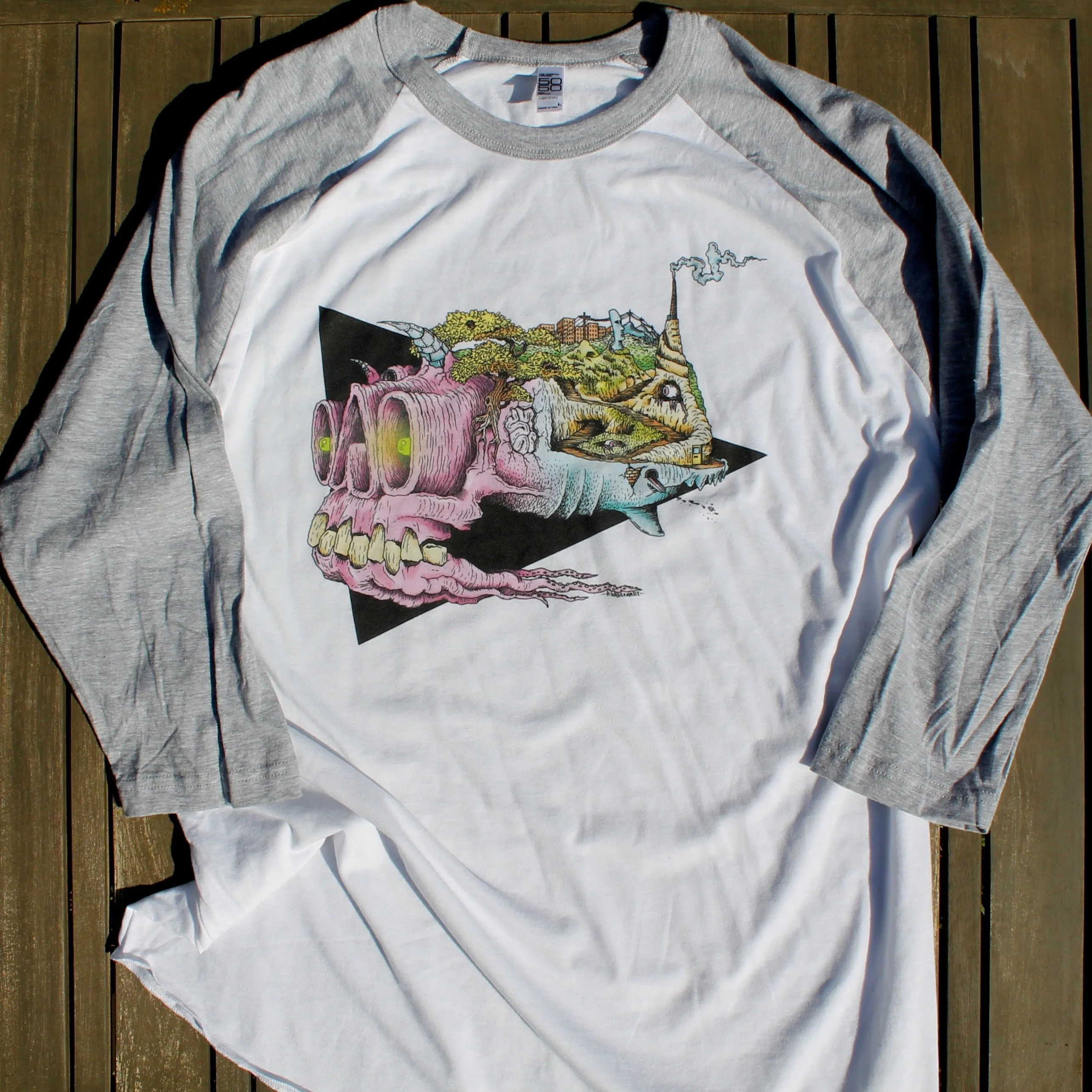 New Earth 3/4 sleeve shirt